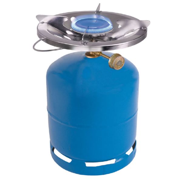 Lacosvi - Hornillo camping Gas Portátil Color Azul Con 1 Bombona de Gas  190g Perforable : : Deportes y aire libre